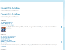 Tablet Screenshot of encuentrojuridico.com